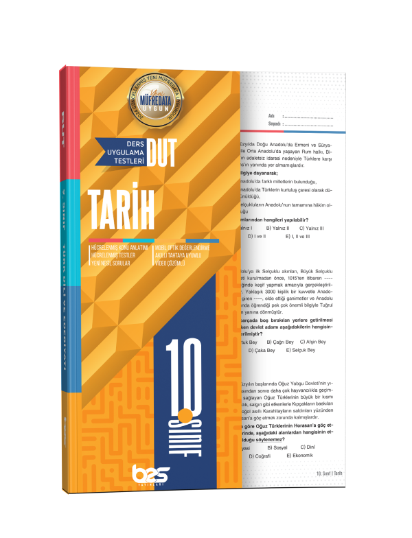 BES DUT 10.SINIF UYGULAMA TESTİ TARİH - 2026-27